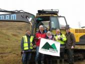 Gregor Cameron, Alistair Johnstone, Christina Noble Roy Foster