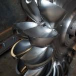 Turbine parts under manufacture